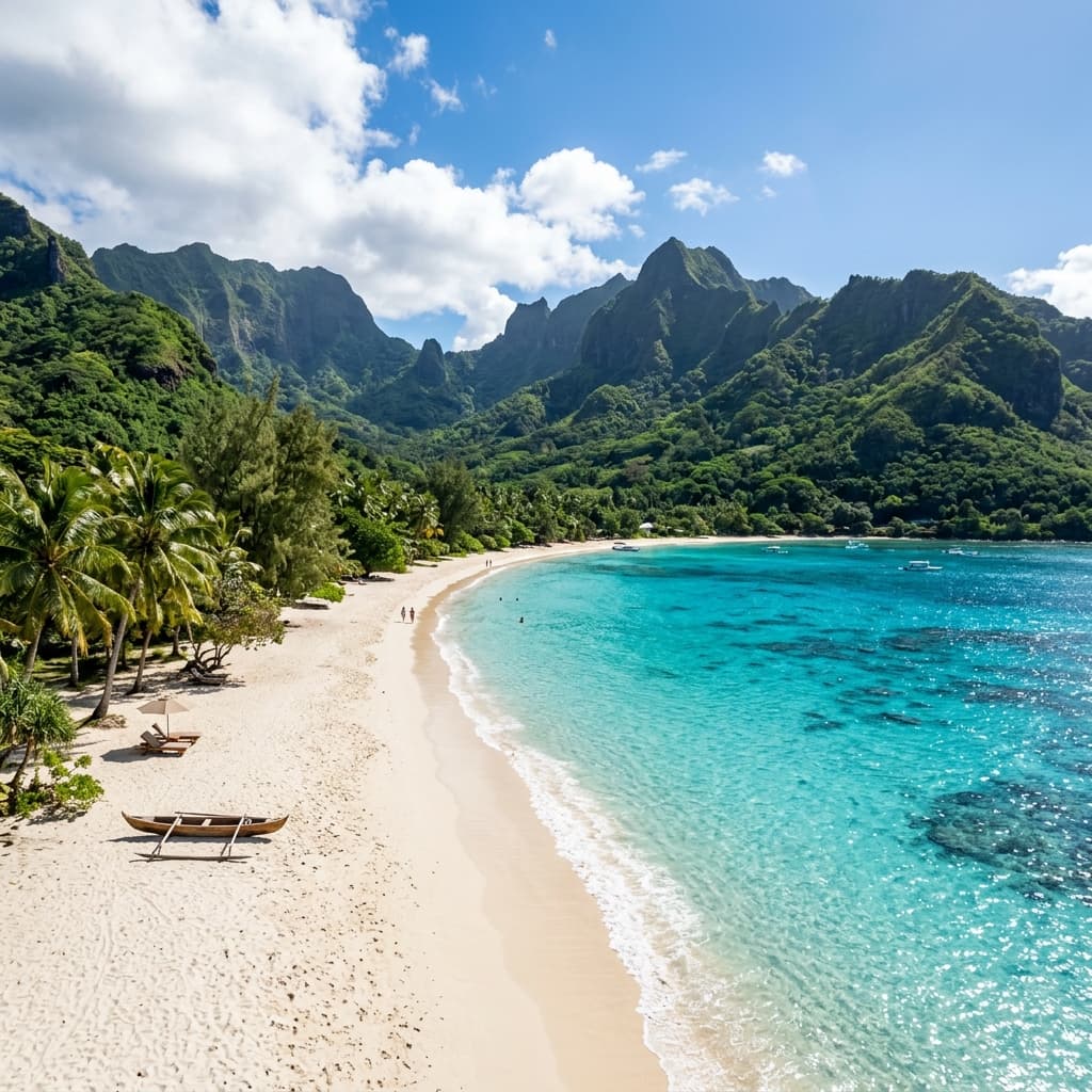 Tropical vacation slide 1
